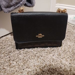 Coach klare crossbody black brown gold